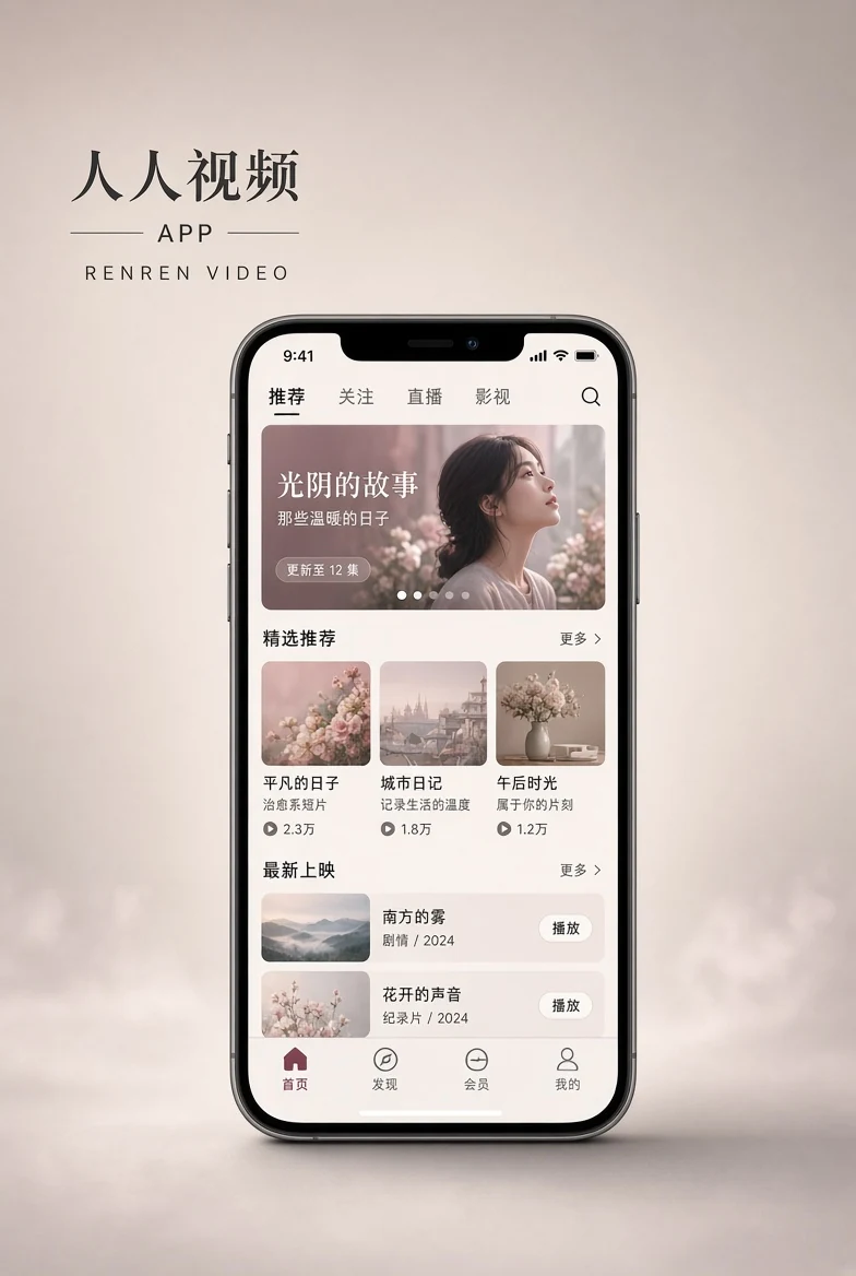 人人视频APP移动端展示